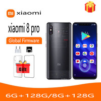 Global rom redmi Xiaomi 8 Pro Smartphone Snapdragon 845 20MP+12MP Camera 3000 mAh Battery Android Cellphone Fingerprint Original