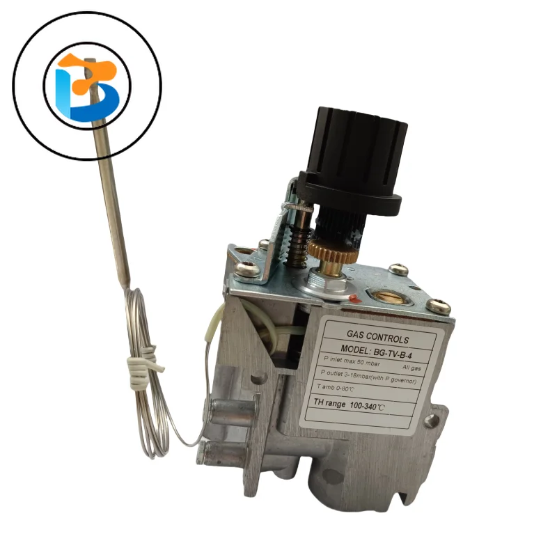 Válvula termostato de control de gas termostático 100-340 ℃ Termostato modulante y de encendido y apagado