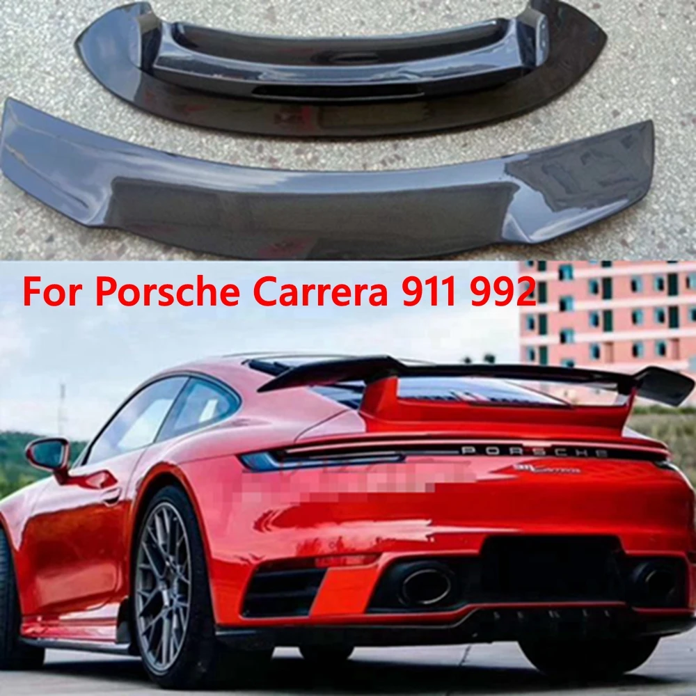 

New Sport Design Carbon Fiber FRP Auto Wing Spoiler Rear Trunk Lip Spoilers Fit for Porsche Carrera 911 992 2019 2020 2021 2022