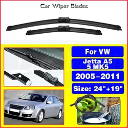 Car Front Wiper Blade For Volkswagen VW Jetta A5 5 MK5 2005-2011 Windscreen Windshield Accessories Window 2006 2007 2008 2009