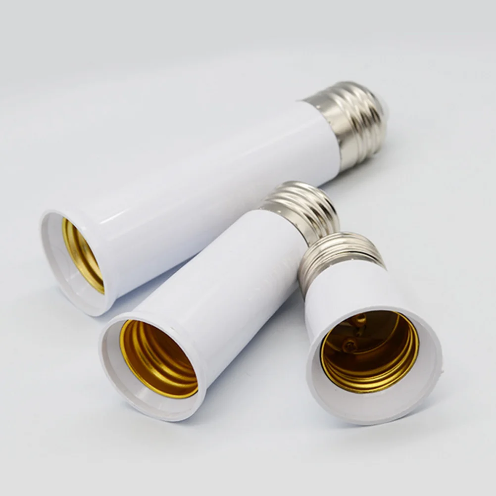 

10Pcs E27 Lamp Socket Extender 95Mm Light Bulb Extension Base High Quality Material Uniform Thickness Neat Trim Long Term Use