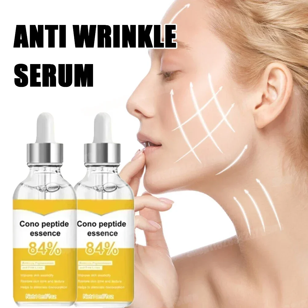 Hallo Anti-Falten-Serum, Anti-Aging, Hyaluronsäure, Stirn, feine Linien, Gesichtsserum, Hautpflege