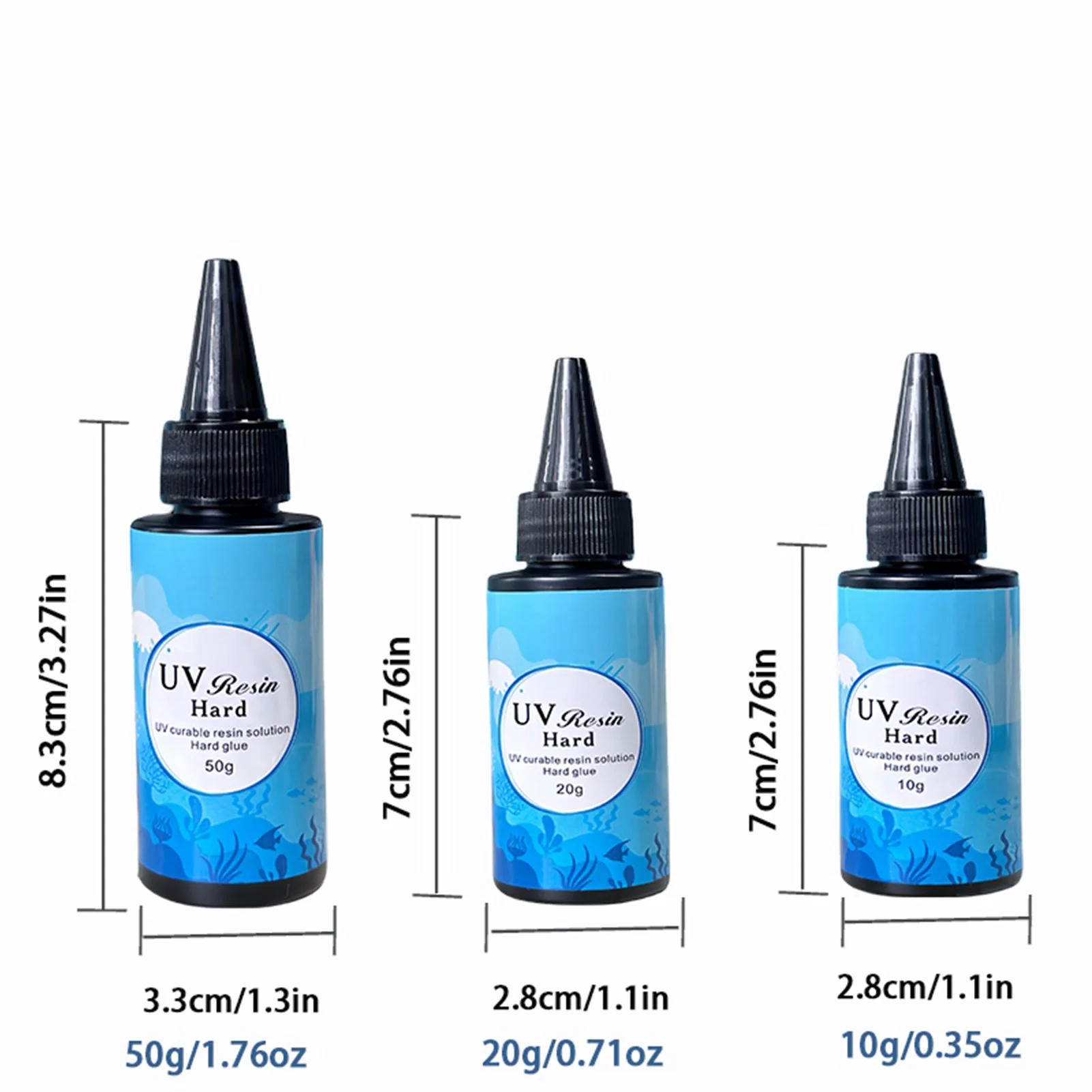 UV Glue Crystal Drops Gel High Hardness Portable Crystal Drip for Handmade DIY Jewelry Crafts