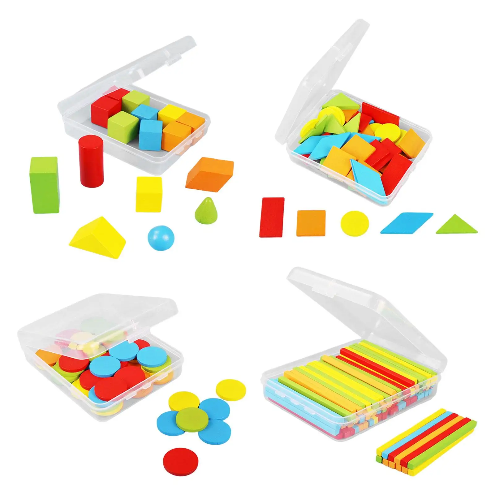 

Учебные пособия по математике Монтессори, образовательные геометрические твердые блоки для занятий