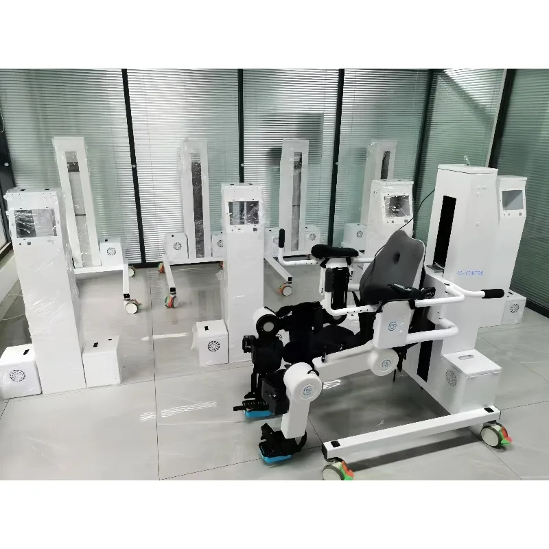 Rehabilitation Exoskeleton Robots with Extremely Long Battery Life for Home Clinic Hospital Use