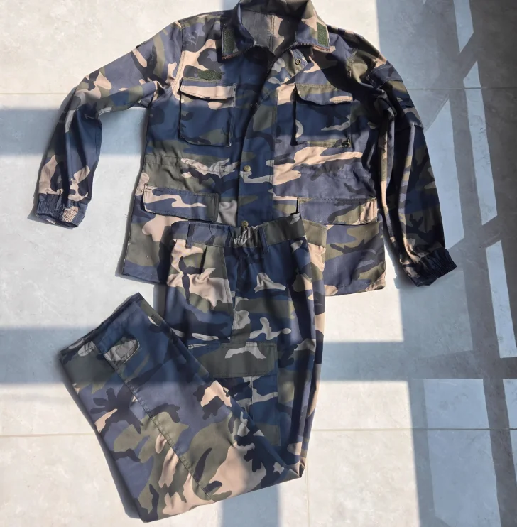 Blue Air Force Camouflage Uniform Include Jacket Pants