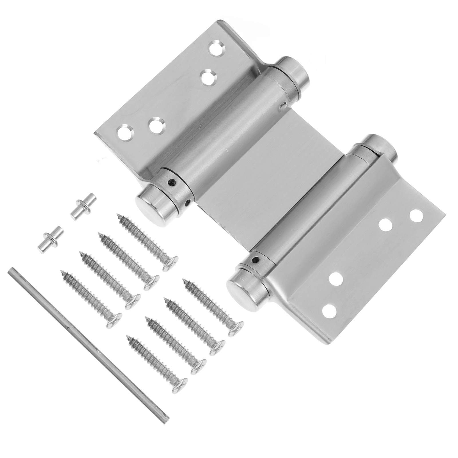 

Hinges Automatic Rebound Spring Door Heavy Gate Self Closing for Doors Silver
