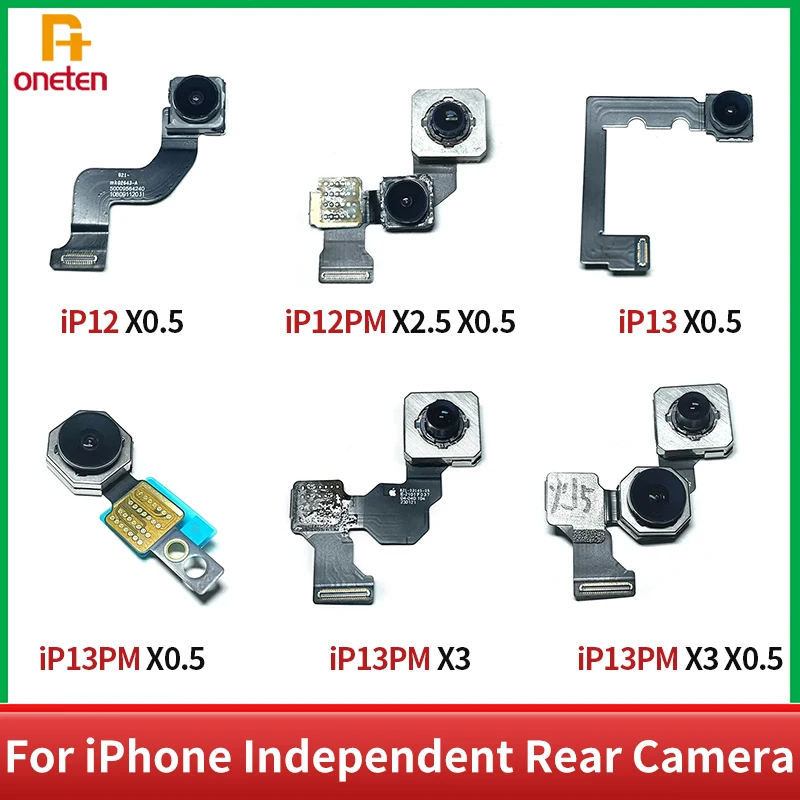 ตรวจสอบและแนะนำชิ้นส่วนกล้องหลังแยกสำหรับ iPhone 15 Pro Max รุ่น X0.5 X1.0 X2.5 X3.0 ที่ใช้แทนได้จริง