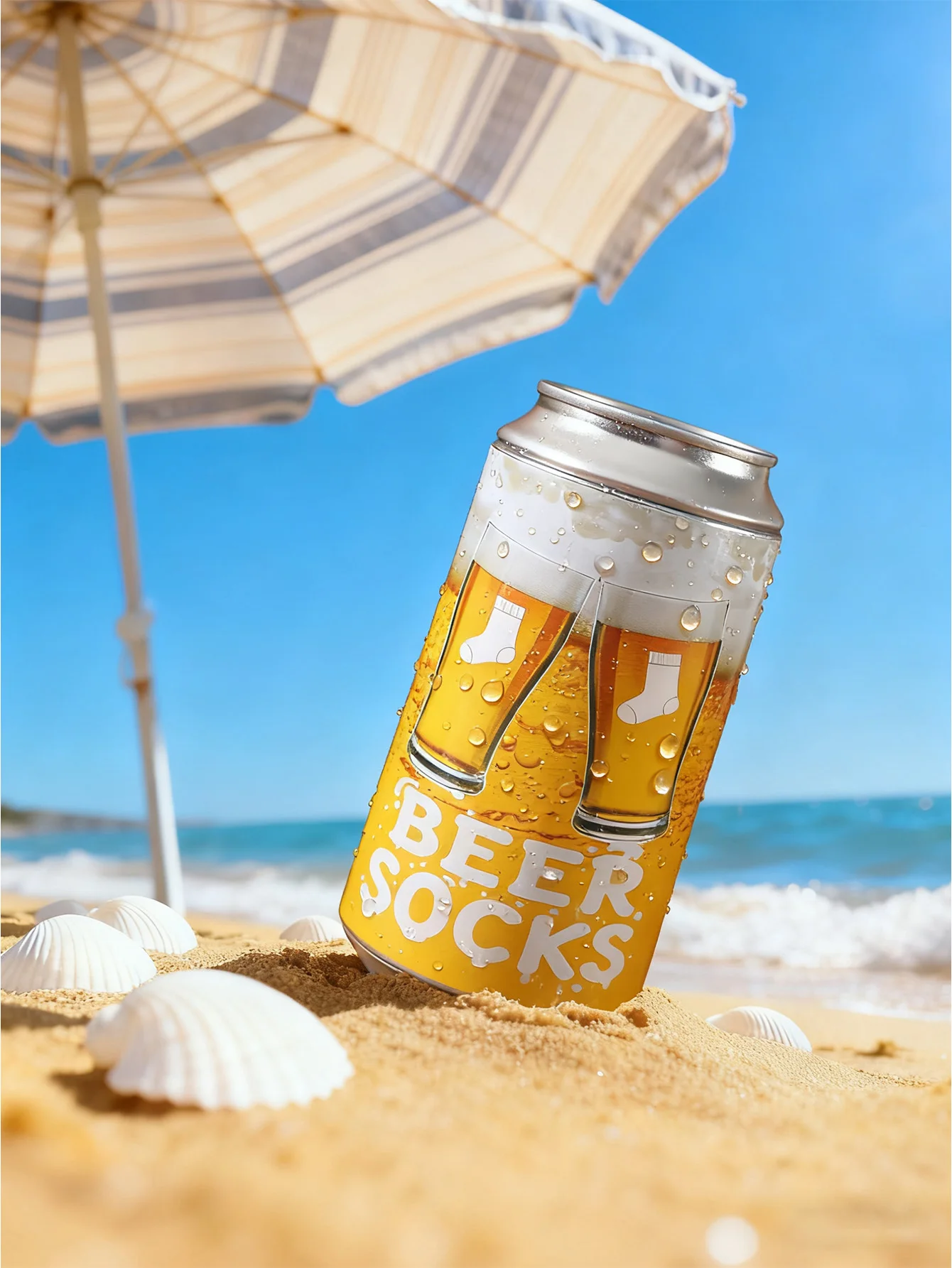 1 Paar mittelhohe Socken für Damen und Herren, mit neuartigem Bierdeckendesign, praktisch und als Weihnachtsgeschenk geeignet.