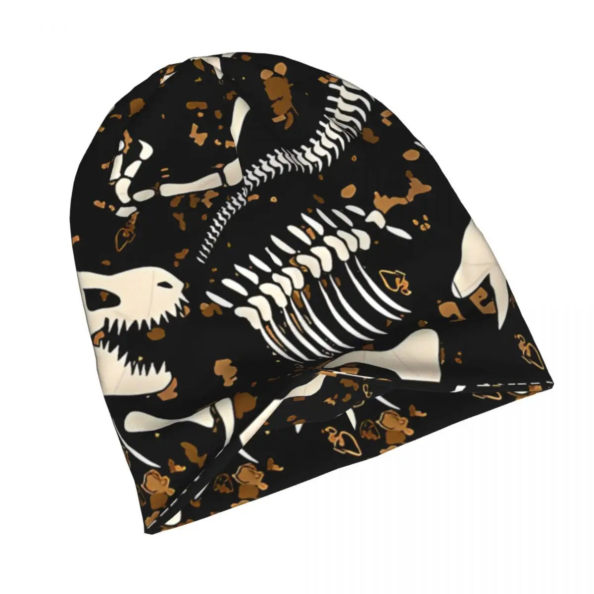 Hat Dinosaur Fossils T Rex Thin Caps For Men Women Dinosaur Fossils Skullies Beanies Ski Caps Cotton Bonnet Hats