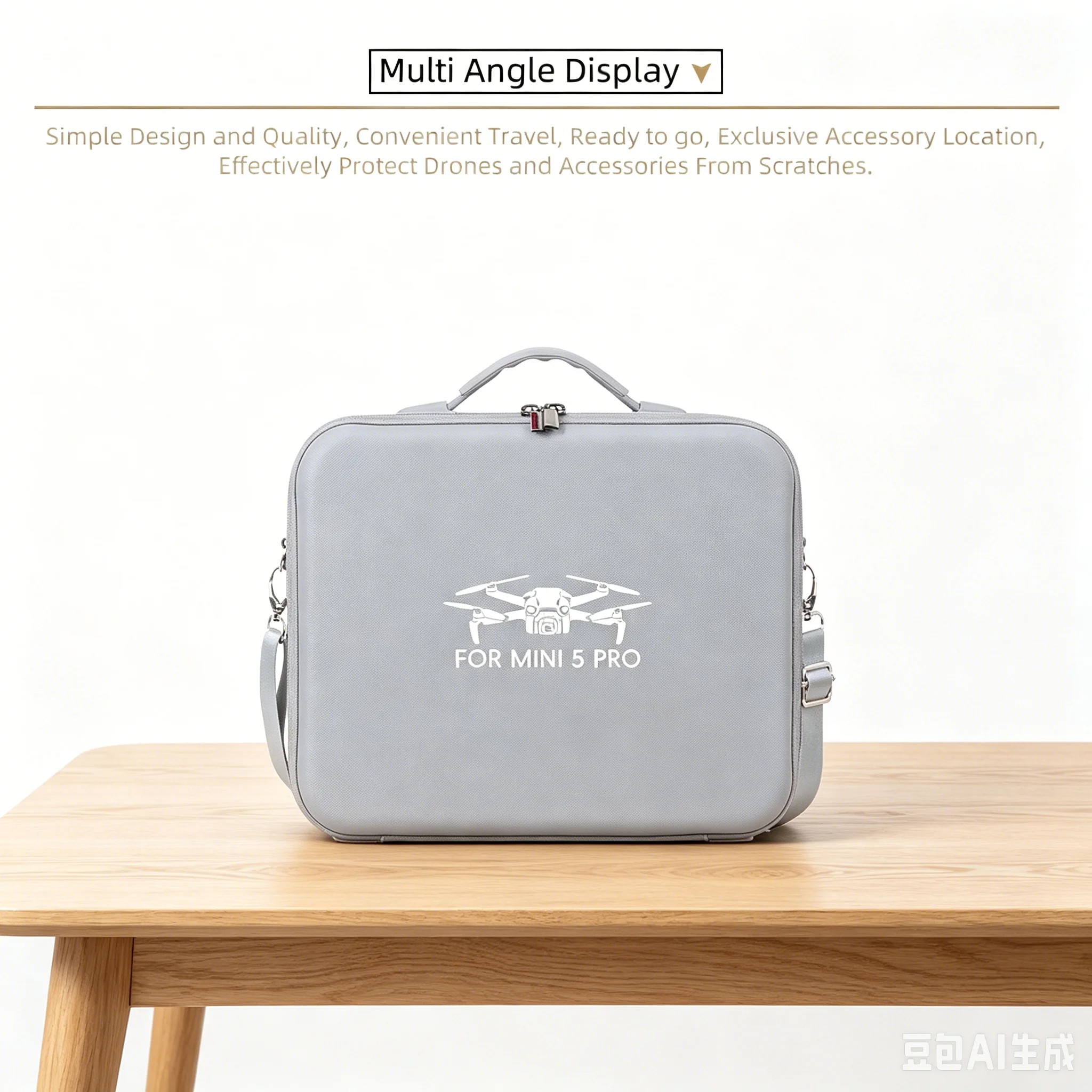 

For DJI RC2 Remote Control Portable Storage Case PU Waterproof Protection Shoulder Bag For DJI Mini5 Pro Drone Accessories