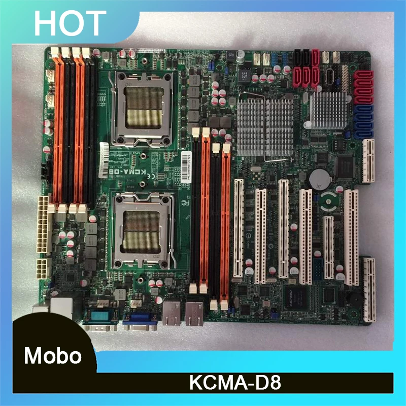 

KCMA-D8 For ASUS Original Server Motherboard Dual-channel Supports Opteron 41/42/43 Series CPU Socket C32