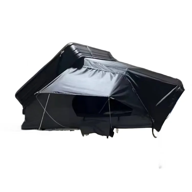 High Quality Outdoor Camping All Season Car Camping Aluminum Roof Tent Top Hard Shell with Light