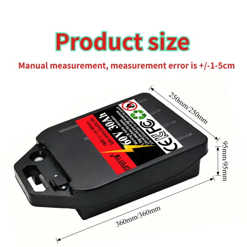 For Harley Battery 60V 30Ah 25Ah 20Ah Electric Motorcycle 18650 Lithium Battery Suitable for CityCoco Electric Scooter Battery