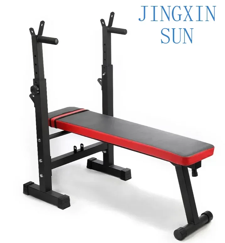 Weightlifting bed, bench press, barbell set, bench press frame, household barbell frame, folding frame