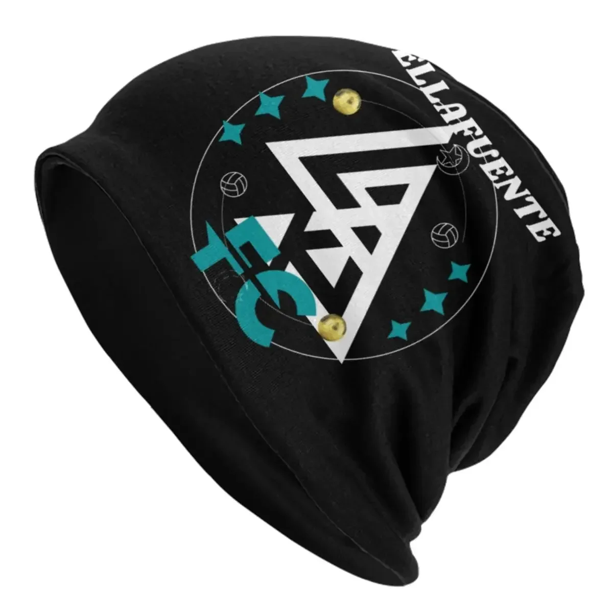 Dellafuente  Skullies Beanies Caps Men Women Unisex Streetwear Winter Warm Knit Hat Adult Spanish Rock Rapper Bonnet Hats