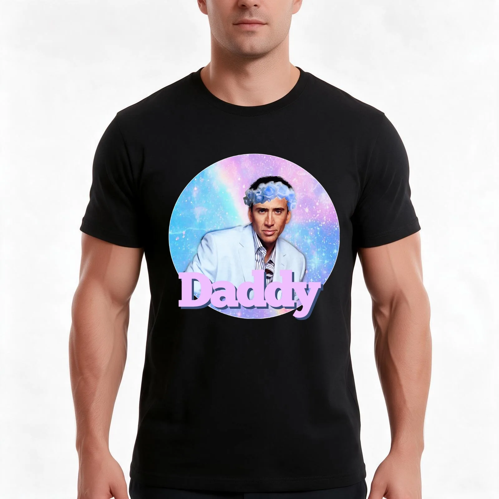 Nicolas Cage Stage Name Actor Filmmaker Coppola Received Many Awards Daddy Cute Gifts T-Shirt Summer Casual Cotton Tee