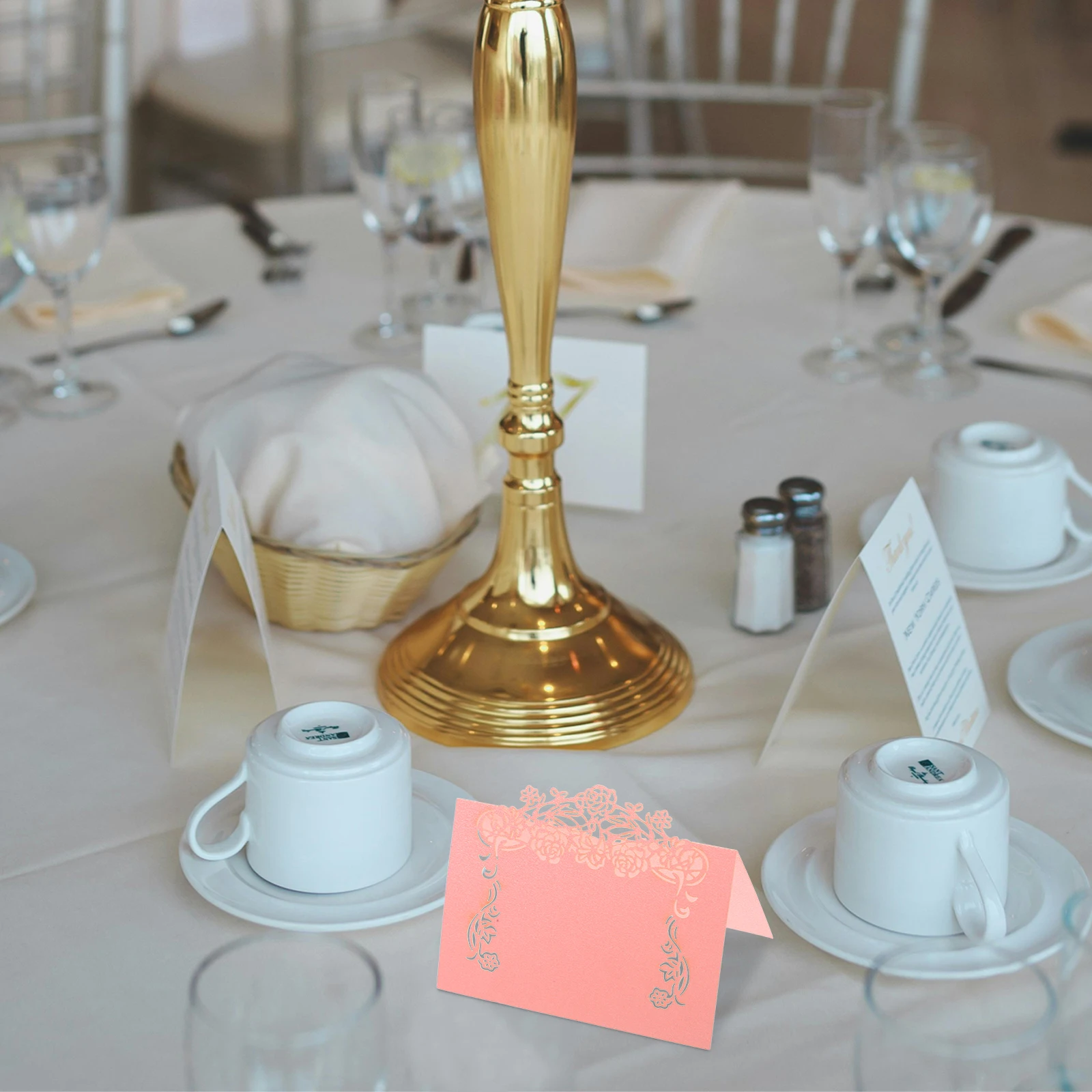 

50pcs Seat Wedding Name Card Vintage European Style Table Place Party Decor For Banquet Gathering Feast Hotel Restaurant