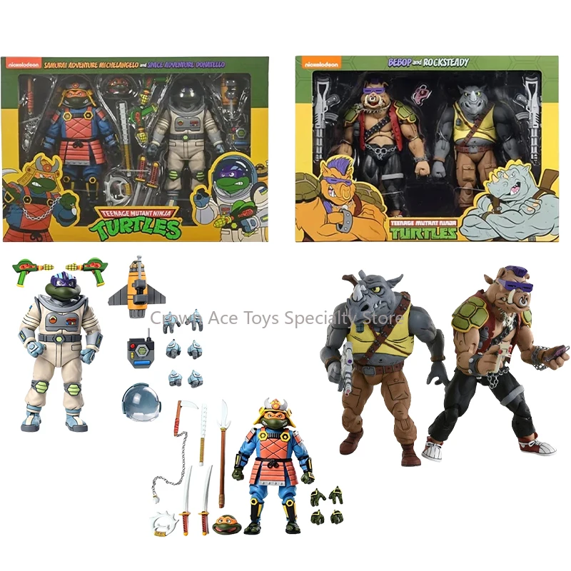 

Teenage Mutant Ninja Turtles Multi-Pack Haulathon Donatello Samurai Michelangelo Bebop Rocksteady Space Adventure Trendy Toys