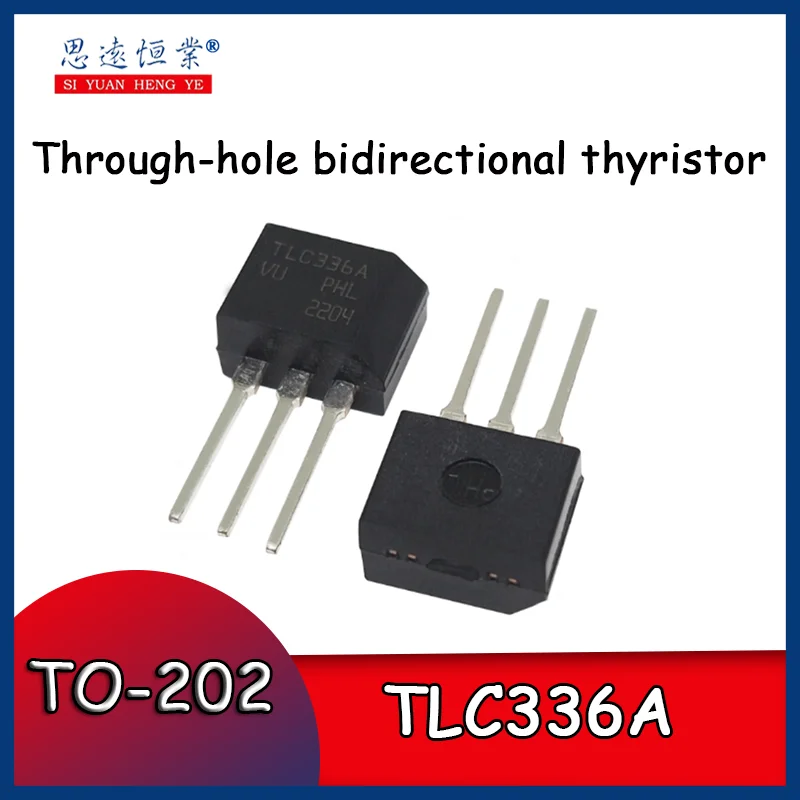 10pcs Brand-new through-hole bidirectional thyristor TLC336A TO 202 3A/600V TLC336