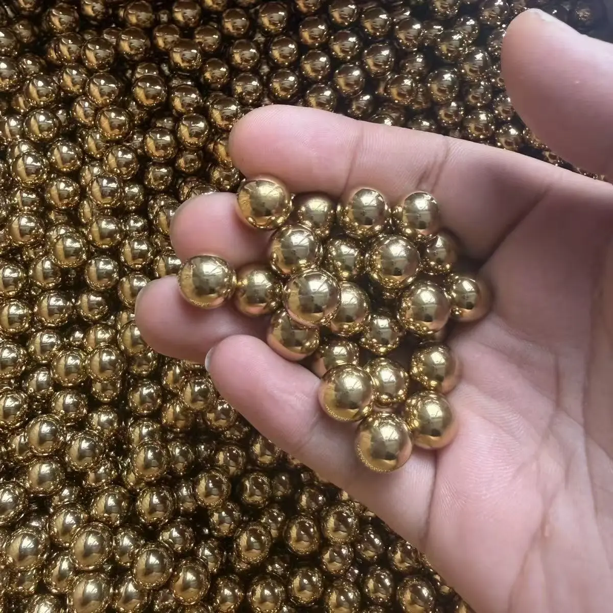 1-1000PCS Diameter 0.35/0.4/0.5/0.6/0.7/0.8/0.9/1/1.2-70mm Solid H62 Brass Ball Precision Smooth Ball Beads Round Ball DIY Parts