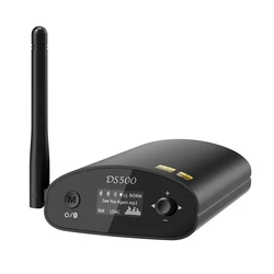 1Mii DS500 HiFi Bluetooth 5.1 Music Receiver with Hi-Res LDAC, 7 EQ Mode Bluetooth DAC Amplifiers, Audiophile DAC for Speaker