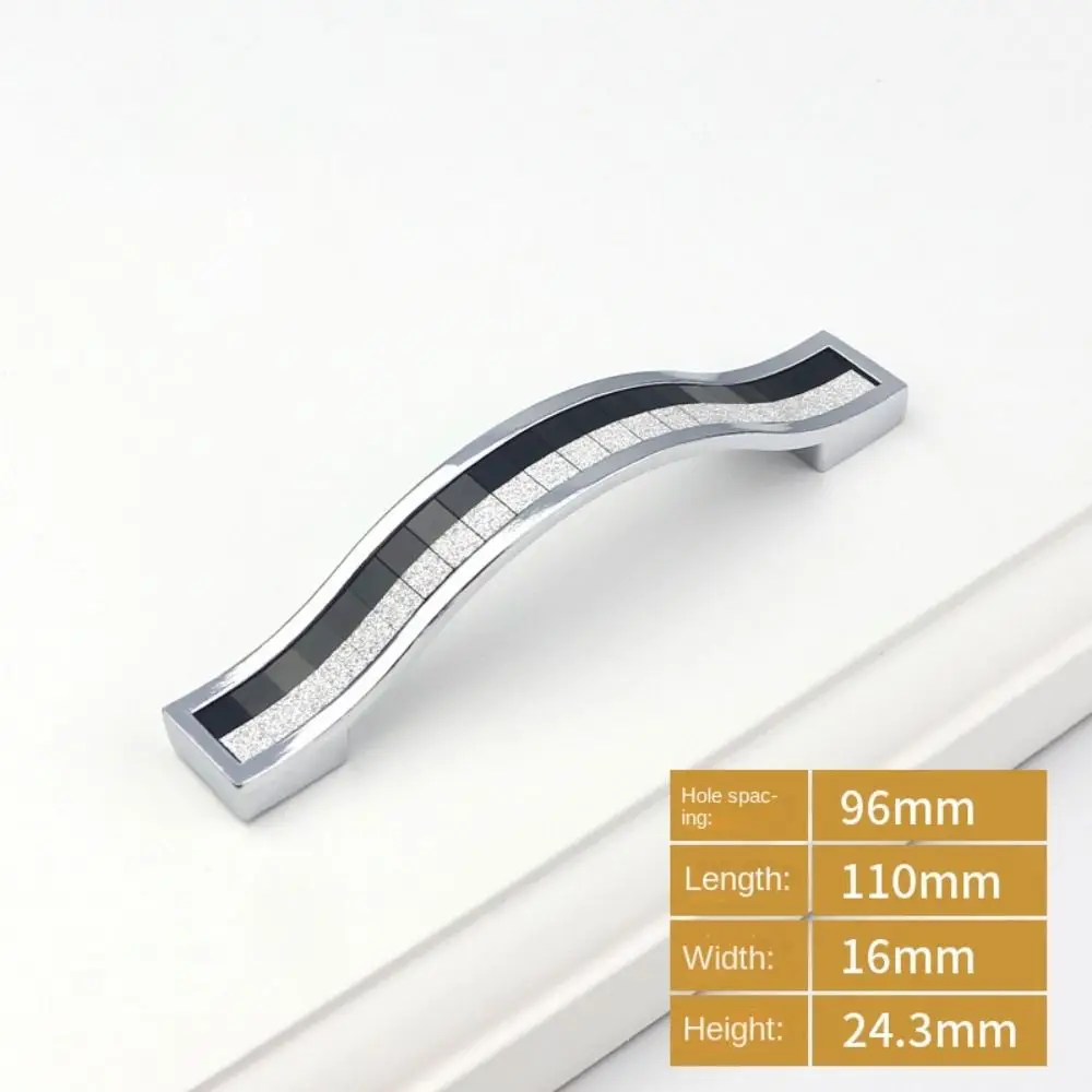 

1/2pcs Kitchen Hardware Zinc Alloy Crystal Glass Handles Nordic Rhinestone Crystal Drawer Cabinet Handles for Drawer Cupboard