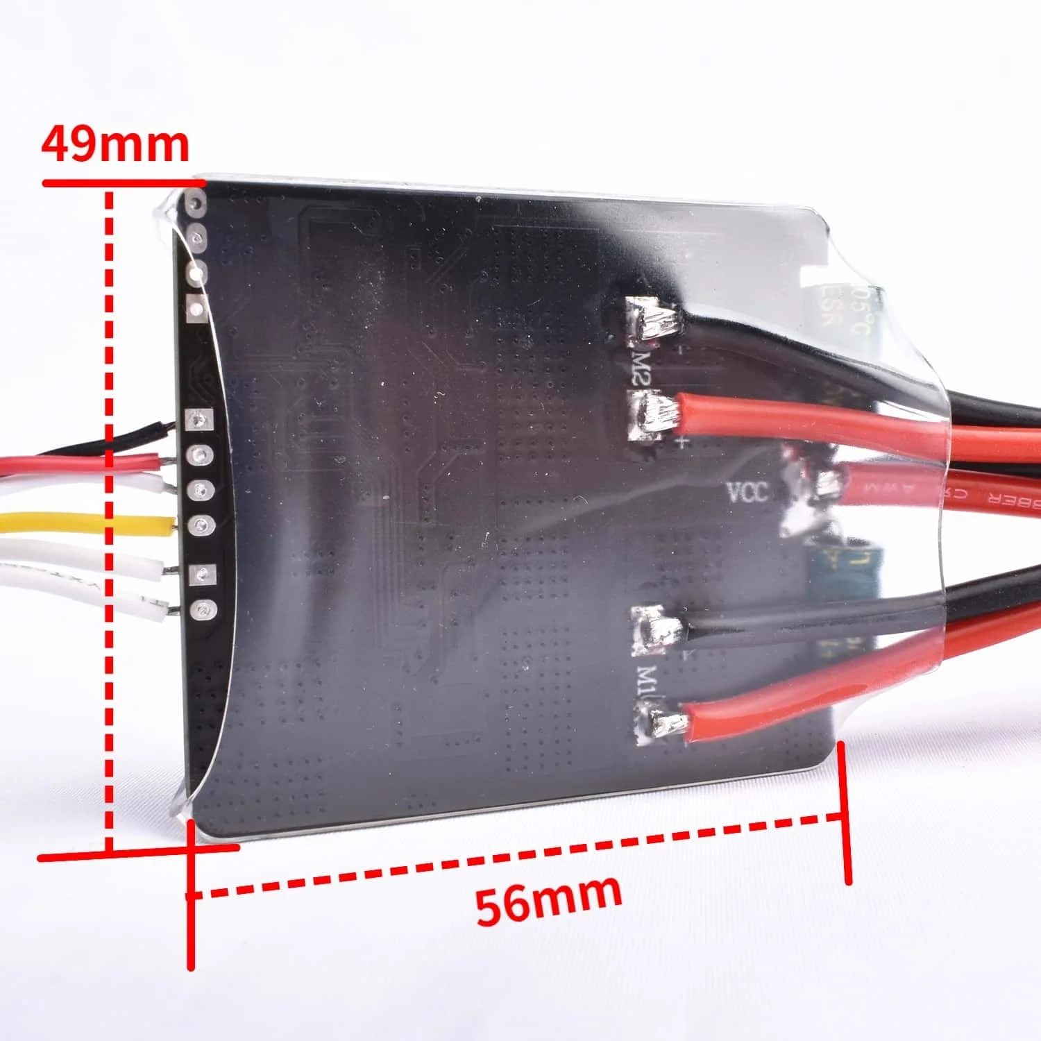 40AX2 Dual Way Bidirectional Brushed ESC Mixed Control ESC 6-15V for RC Tank Boat 795 775 540 550 380 390 High Current Motor