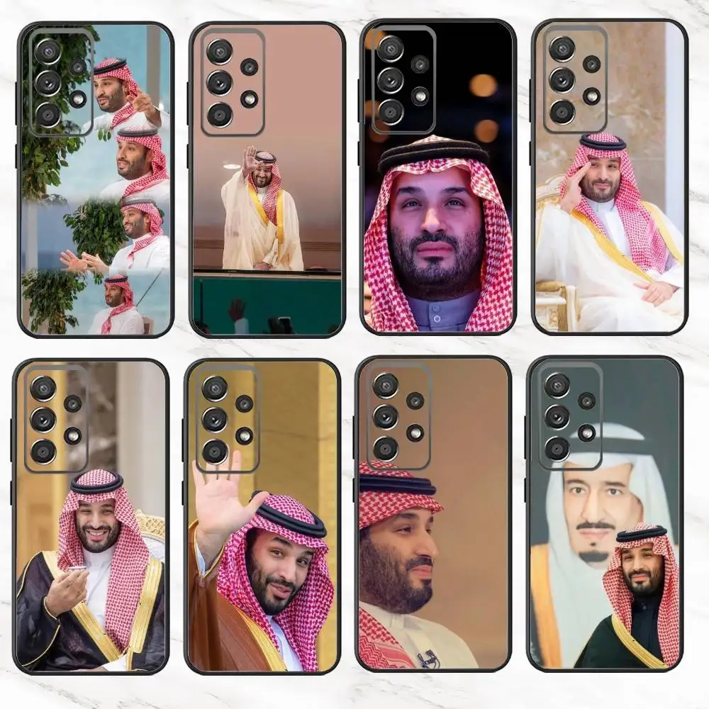 

S-Salman Of Saudi A-Arabia Phone Case For Samsung S25,S24,S21,S22,S23,S30,Ultra,S20,Plus,Fe,Note,10,9,5G Black Cover