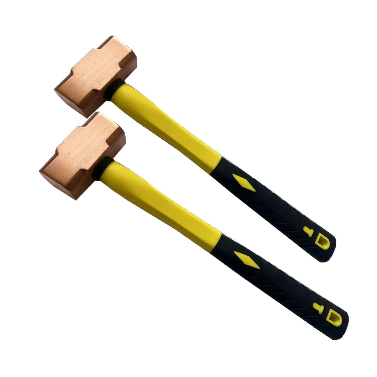 Copper Sledge Hammer with Fiberglass Handle 5LB for Mine Industry