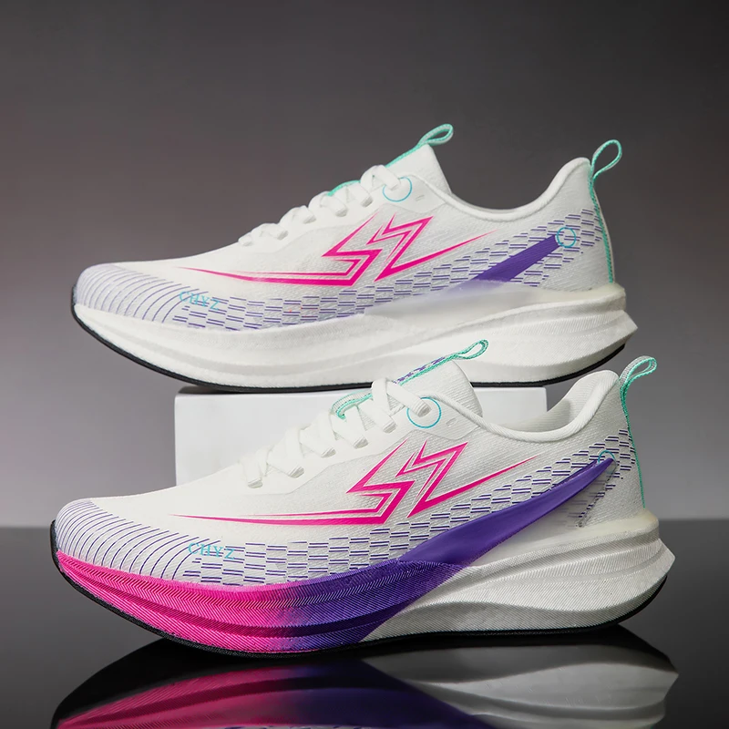 New Breathable Running Shoes for Men and Women Fashion Casual Sports Shoes Light Outdoor Marathon Training Running Shoes 45