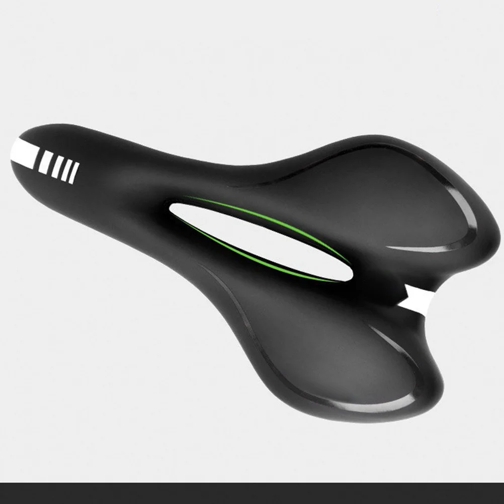 

1pc Silicone Saddle Breathable Comfortable Durable Mountain Road Bike Seat Unisex Black Cycling Saddle For Folding Bike