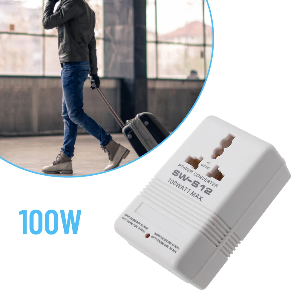 1PCS Step UP Or Down Voltage Converter Transformer 100W 110V/120V To 220V/240V For Only Convert 110V To 220V In US
