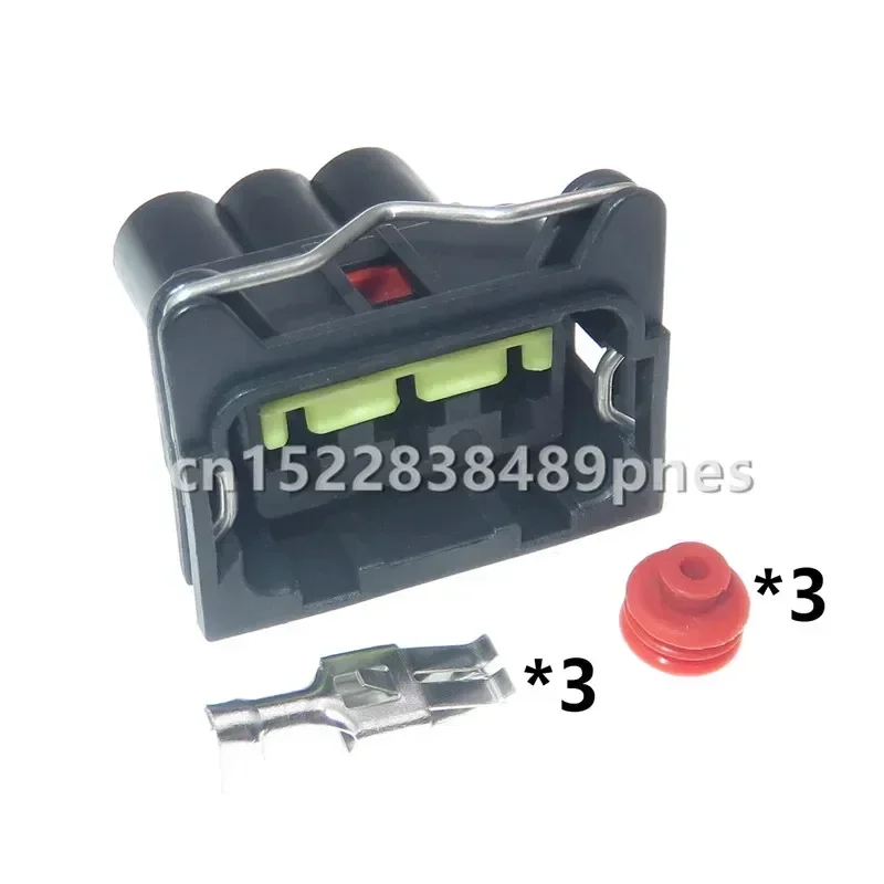3 Pole 6.3 Series High Current Wiring Harness Socket Waterproof Sealed Connector For Car Accessories