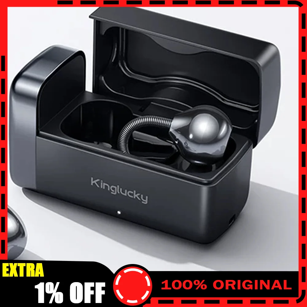 KINYO C10 AI Ear Clip Wireless Earbuds with Bluetooth, Real-Time Translation, Hi-Fi Sound and Charging Case For Gifts