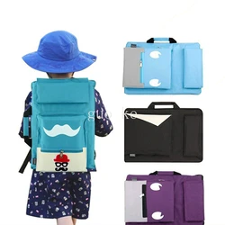 8K Kids Art Bag A3 Sketchpad Bag Paint Set Travel Sketch Bag Canvas Painting Art Supplies Kids Backpack Artist