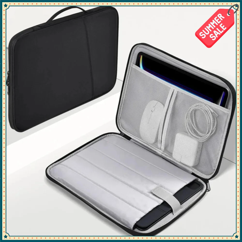 

New Shockproof Laptop Tote Bag Case for MacBook Air 11, 12, 13, 13.6-inch M4, M3, M2 Chip MacBook Protective Case Accessories