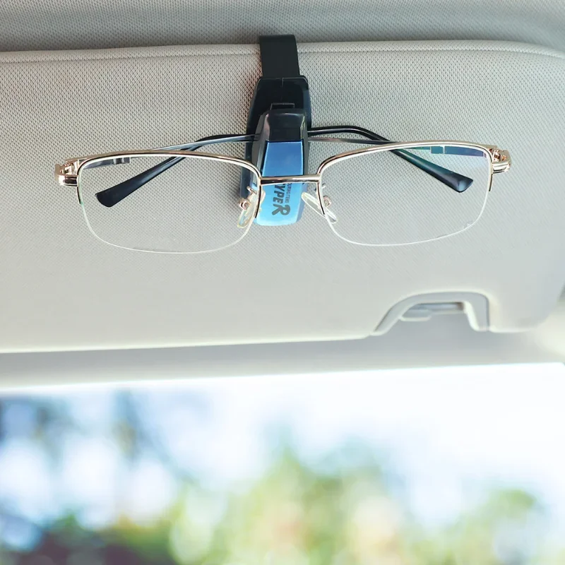 Universal Car Glasses Clip Automobiles Sunglasses Card Ticket Clip Holder Hair Various Color Glasses Clips Interior Accessories