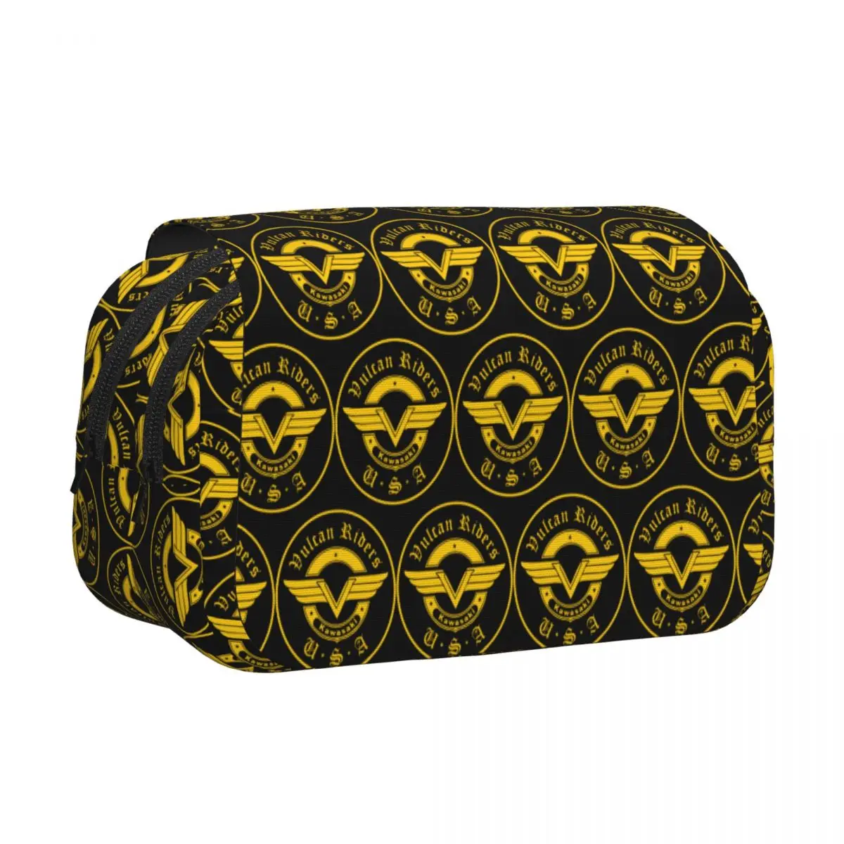 Vulcan Motorcycle Modren Pencil Case Pen Holder Hard Shell Leather Large Storage Pen Box Pencil Bag for Students Gifts