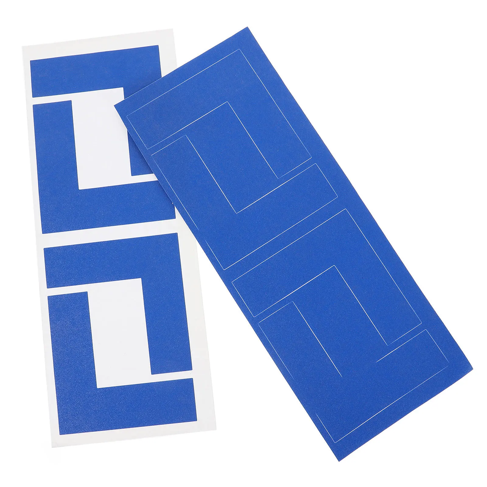 8 قطعة L شكل أرضية بمناسبة الشريط البلاستيكية الثقيلة شريط أرضي السلامة لمستودع مكان العمل الفصول الدراسية منظمة الموقع الزاوية #3