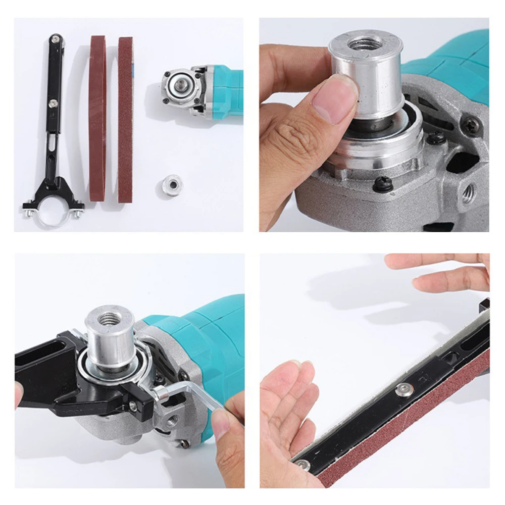 Angle Grinder Modified Sand Belt Machine Woodworking Belt Sander Utility Modification Tool Suitable For 100 125 Angle Grinder