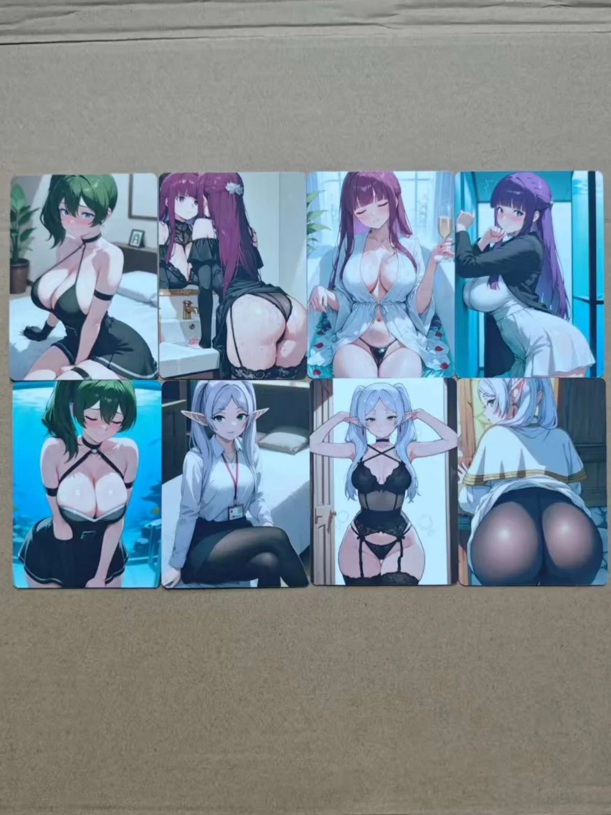 8 قطع/مجموعة بطاقة فريرين المثيرة: ما وراء نهاية الرحلة فريرين فرن أوبيل ​ ​ بطاقة مجموعة فلامي الجميلة للفتيات 18+ مزدوجة الجانب