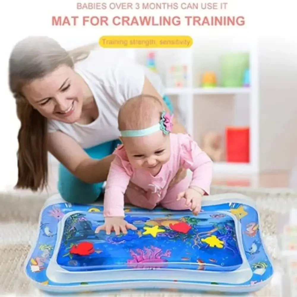 Water Play Mat For Cat And Dog,Baby Inflatable Water Mat Baby Play Water Mat Toddler Pad,Pet Play Water Sensory Pad