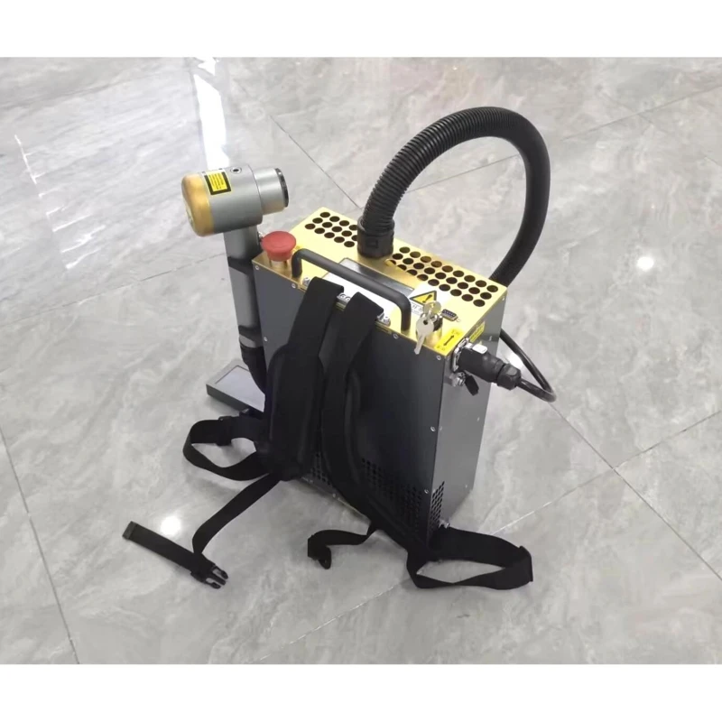 

Small Backpack Type Fiber Laser Pulse 100W Handheld Laser Cleaning Machine 200W 300W Laser Rust Remover
