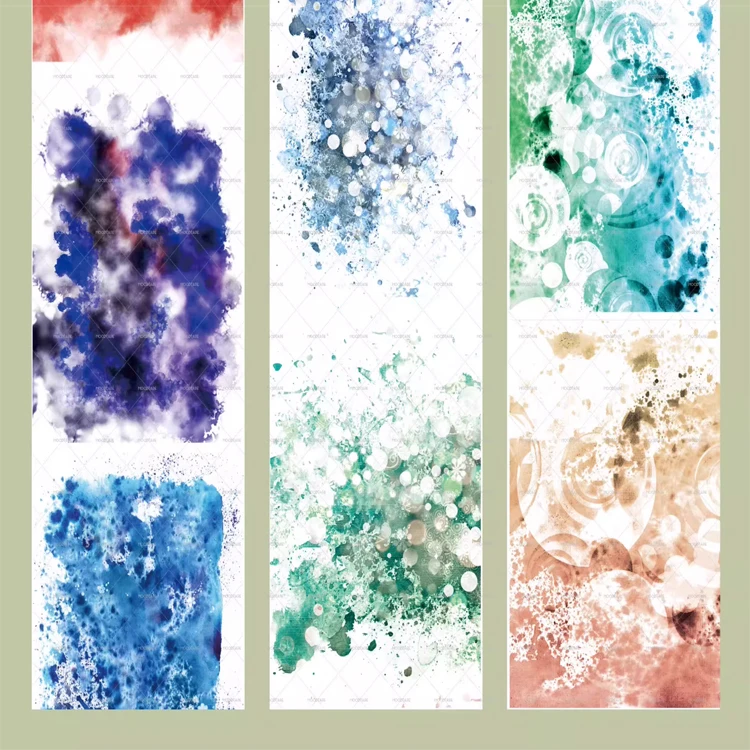 1 Loop Washi Pet Tape Sample - MOODTAPE - Shiny Scrapbooking Journal