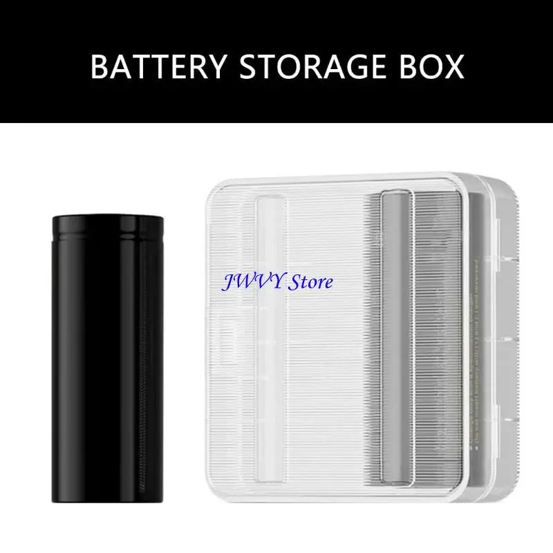 573A Convenient Battery Storage Case for 26650 Batteries Secure &Organize Batteries with this Plastic Storage Case Box