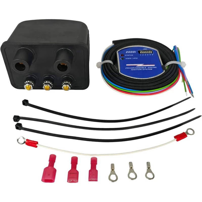 Super Sale 2000i Single Fire Ignition Mini Coil Kit D2Ki-5P, D2Ki-1P, DC6-5 for Harley Davidson FLH FLHS FLHT FLHX FXR FLHC FL