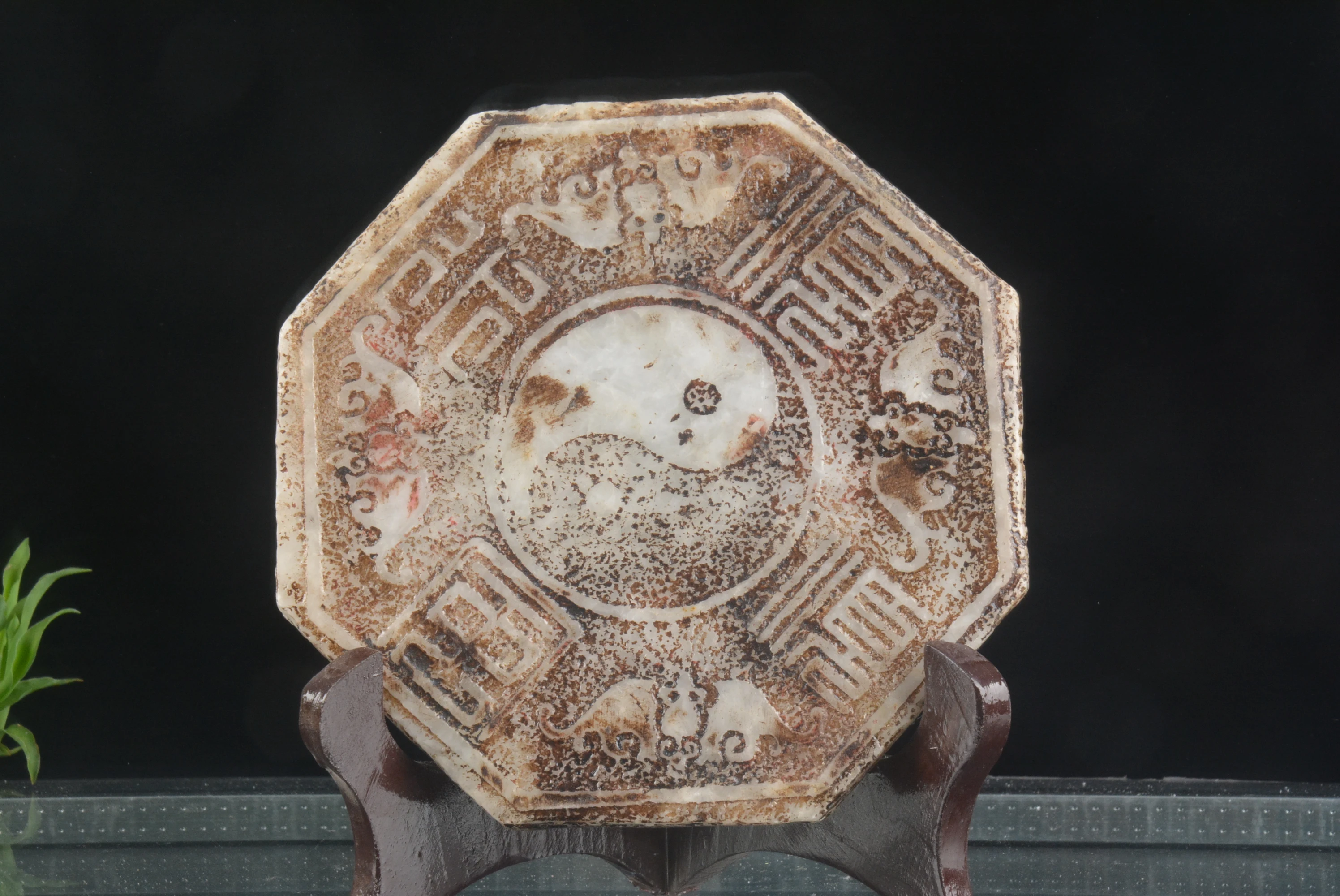 Rare Old HanDynasty(25--186) HeTian Jade Feng shui statue,hand carving crafts,best collection&adornment,free shipping