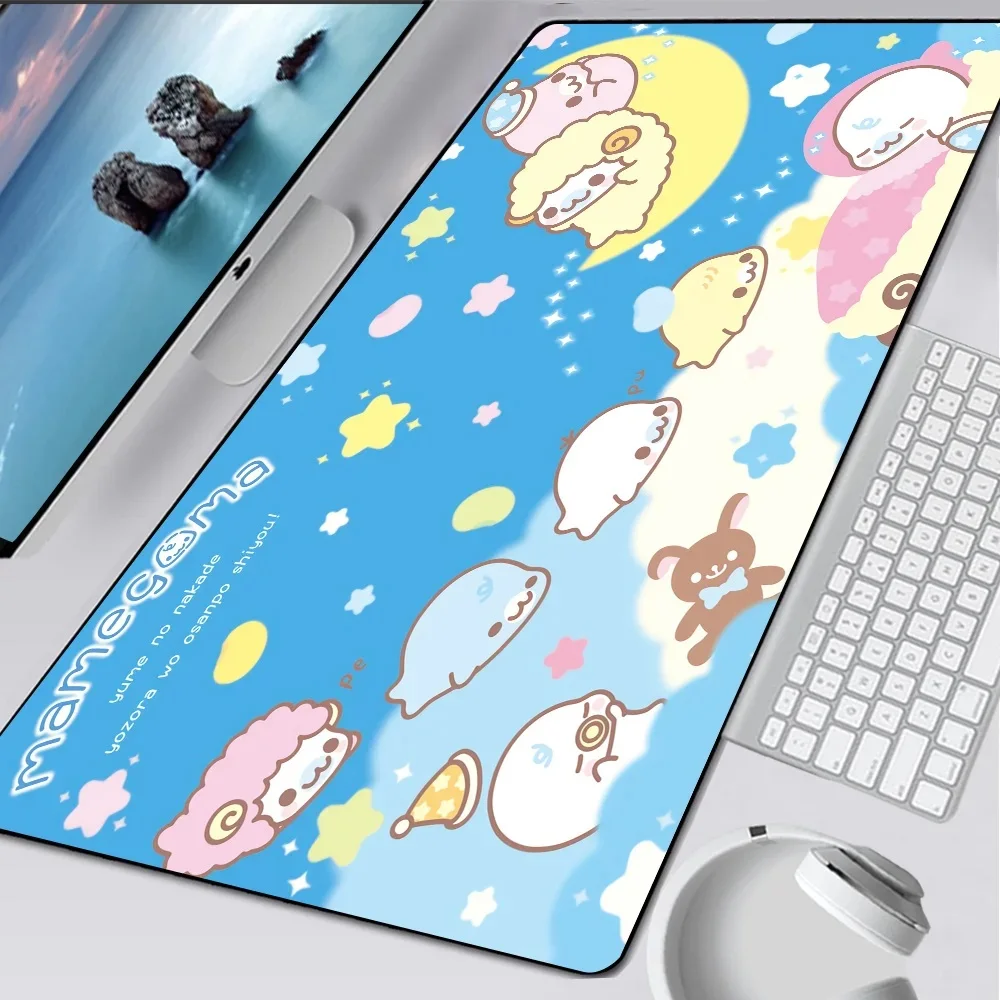 

Большой игровой коврик для мыши Cute Mamegoma, компьютерный коврик для мыши, компьютерный игровой коврик для мыши, коврик для ноутбука Mausepad XXL, коврик для мыши, клавиатура