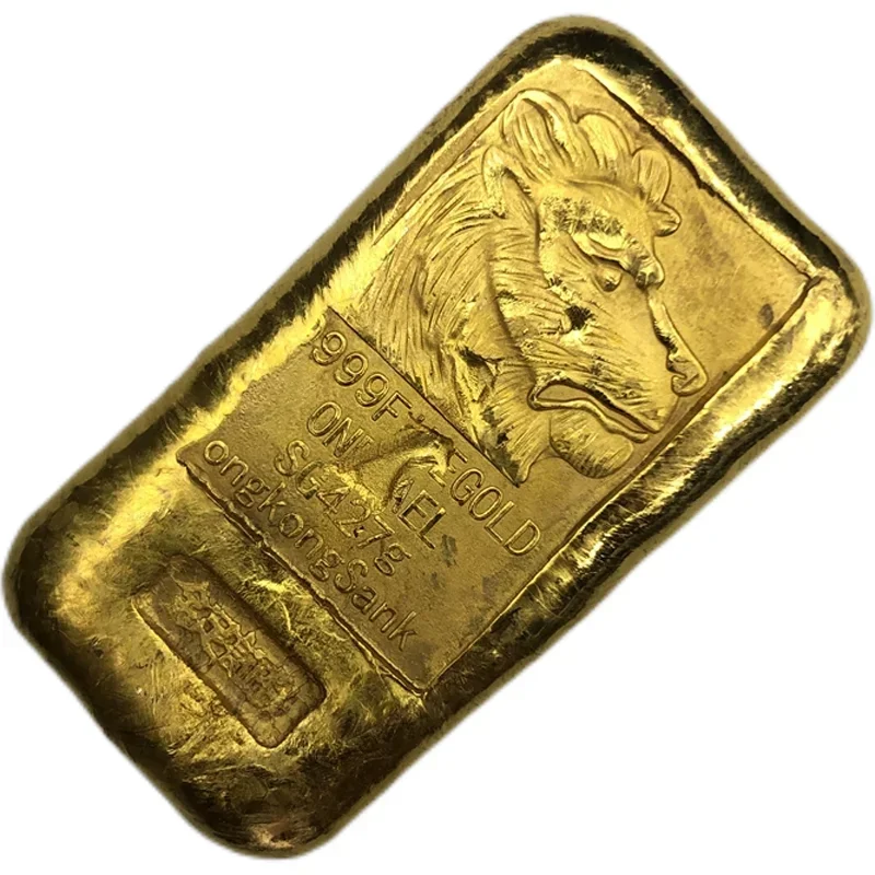 Imitação de moedas antigas, Dinastia Qing Imitação de Ingot De Ouro, Barras De Ouro, Tijolos De Cobre, Mobiliário Doméstico